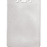 Vertical Top Load Slot-Chain Holes Badge Holder