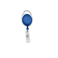 Carabiner-Style Card Clip Badge Reel - 40055TRBL