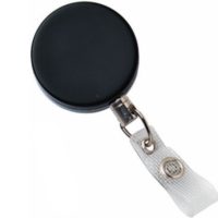 Heavy Duty Slide Belt w/ Wire Cord and Clear Vinyl Strap Badge Reel