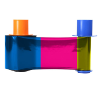 Fargo DTC5500LMX YMCKO Full Color Ribbon w/ Overlay
