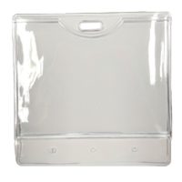 Horizontal Clear Vinyl Service and Award Pin Badge Holder