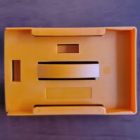 Plastic Dual Sided Badge Holder Orange - 20030O