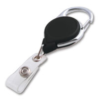 Carabiner Style Badge Reel - 40053BK (DISCONTINUED - ONLY WHILE SUPPLY LAST)