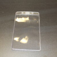 Vertical Badge Holder w Slot & Chain Holes - 20057