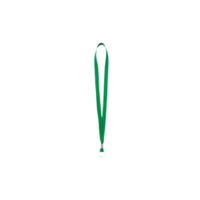 Breakaway Lanyard, 3/8 Wide with a Metal Split Ring, Grass Green - 50014GG